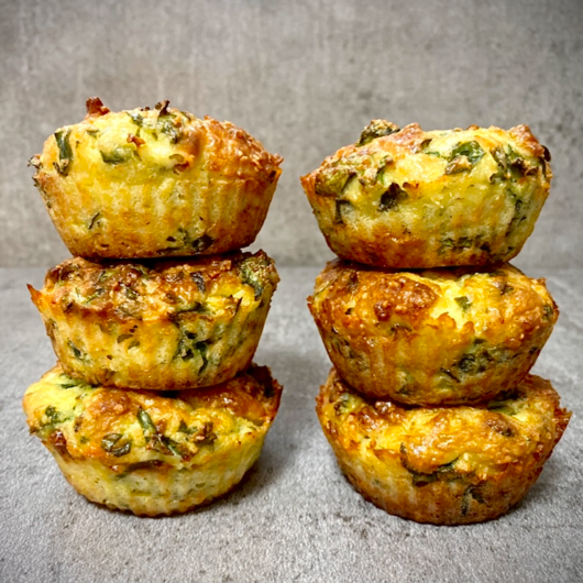 SPINACH AND CHEESE MUFFINS