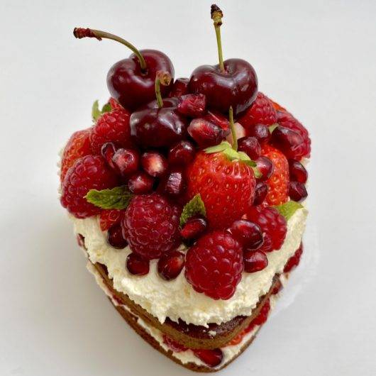 Keto Summer Fruit Cake for Two